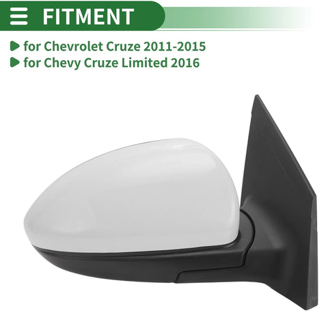 Chevrolet Cruze 3 x Pins Right Side Door Mirror (2011-2015)