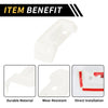 Jeep Wrangler JL JLU (2018-2024) White Rear Door Latch Lock Cover Trim