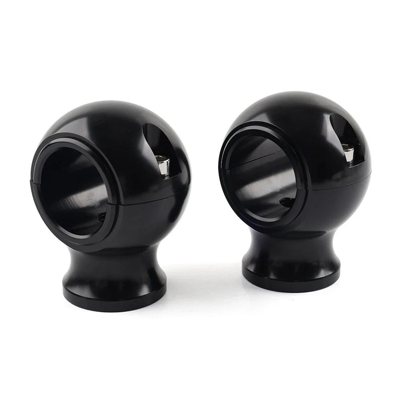 Harley Touring 32mm 1.25" Fat Handlebar Risers Clamp Black