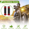 Motorcycle Handlebar Grips Aluminum Alloy Red 7/8" 22mm