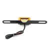 Motorcycle Gold LED Brake Tail Light License Plate Mount Holder