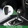 Volvo S80 (2007-2012) Black Blue Faux Leather 1 Pc Gear Shift Knob Cover