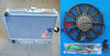 Toyota Corona ST141 RT142 All Aluminum Radiator + Fan (1983-1987)