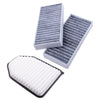 Jeep Wrangler 3.6L 3.8L 3 x Engine & Cabin Air Filters (2007-2018)