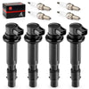 Kawasaki ZX-6R Ignition Coils & Iridium Spark Plugs 4x