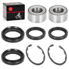 Front Wheel Bearings Seals Kit / Kawasaki Bayou 300 400 (1987–1998)