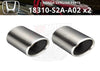 Honda S2000 Exhaust Finisher Muffler Cutter 2 x (2000–2003)