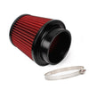 Car 4 Inch Universal Round Cone Mushroom Head Air Intake Filter & Clamp