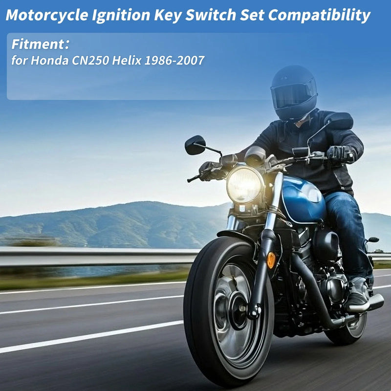Honda CN250 Helix (1986-2007) - 1 Set Ignition Key Switch