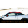 MINI Cooper R58 (2012-2015) Chrome Black Window Strip Moulding Trim