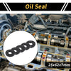 Make Model Oil Seal 25x62x7mm NBR Rubber Seal Ring Rotary Shaft 5 Pcs