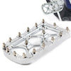 Harley Electra Glide Softail Chrome MX Style Large Brake Pedal Pad Cover