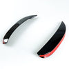 Mercedes Benz W205 2 x Black  Front Bumper Flap Spoilers (2019-2020)