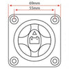 All Brands - 2 Position Battery Isolator Switch - Surface Mount