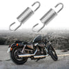 Suzuki 10pcs 6cm Length Silver Tone Motorcycle Brake Pedal Return Springs