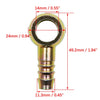 2 x Motorcycle Car 10mm ID Hose Barb 14mm Banjo Fitting Fuel Line Adapter