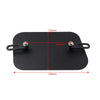 Motorcycle CNC Black Right Side Number Plate Panel Cover