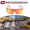 Motorcycle Riding Goggles Red Lens Red Frame Cycling Sunglasses