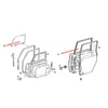 Toyota Land Cruiser KZJ77 LJ77 RJ77 1990-1997 Door Glass Weatherstrip