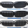 BMW G30 G38 520i 530i 540i Gloss Black Diamond Front Kidney Grille (2017-2020)