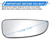 Dodge Heated Right Passenger Side Lower Mirror Glass