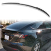Tesla Model Y 2020-2023 Solid Black ABS Rear Boot Spoiler