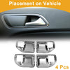Jeep Wrangler JK 4DR Interior Door Handle Bowl Cover Trim (2011-2017)