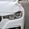 BMW F30 F34 Series 3 Dry Carbon Fiber Sportmind Headlight Eyebrow Eyelid Fit