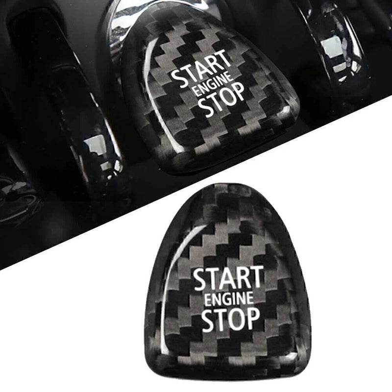 BMW Mini Cooper Carbon Fiber Keyless Start Button Cover (2002-2023)