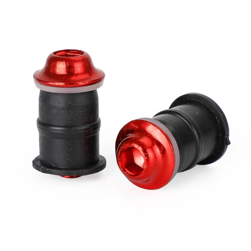 Motorcycle Scooter Quad 10 x M5 x 16MM Fairing Bolts Rubber Plugs