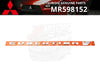 MITSUBISHI Lancer Evolution VII Rear Badge Emblem (2001–2007)