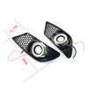 Mercedes-Benz C230 C300 C350 LED Bumper Fog Lights with Covers (2008-2015)