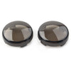 Harley Touring Softail Dyna 2 x Turn Signal Lens Lights Smoke Covers