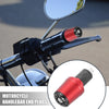 Motorcycle Handlebar Plugs 7/8" 22mm Red CNC Aluminum Alloy