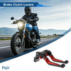 Kawasaki NINJA650R Brake Clutch Levers Black Red (2009–2016)