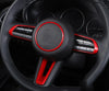 Mazda CX-50 4 x ABS Red Steering Wheel Button Frame Cover Trim (2023–2025)