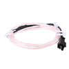 Car Interior Decor 5M LED EL Wire White Cold Light Neon Strip