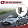 Toyota Corolla (2014-2018) Beige Leather Car Gear Shift Knob Cover 1Pc
