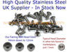 Stainless Fork Head & Windshield Bolts Yamaha FZR 1000 Genesis (1987–1988)
