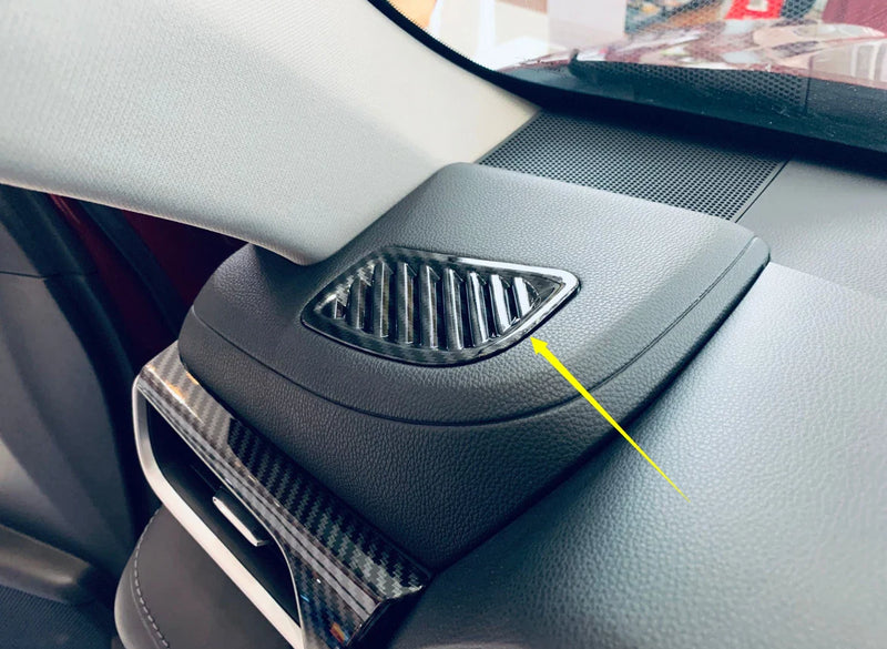Toyota Highlander Carbon Fiber Dashboard Air Outlet Vent Cover Trim (2020-2023)