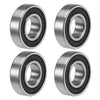 Deep Groove Ball Bearings Z2 15x32x9mm Double Sealed Chrome Steel 4pcs
