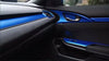 Honda Civic 32Pcs / Blue Interior Stickers Decals Cover (2016–2019)