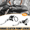 7 / 8" 22mm Motorcycle Handlebar Silver Tone 1 Pair Brake Clutch Pump Lever