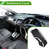 Honda Civic (2012-2015) Black Red Dashboard Cover Mat