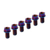 Motorcycle Bike 6 x Titanium Bolt Torx Head Flange Screw M10x30mm
