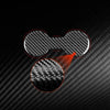 Toyota Corolla 19-24 Soft Carbon Fiber Rear Seat Water Cup Holder Panel