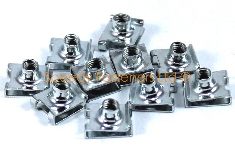 Bike 10x m5 5mm Moto Tête Fourche Ressort Pince Écrous Clips Panneau