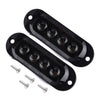 Car Smoked Black Lens Red LED Side Marker Lights (12V-24V)