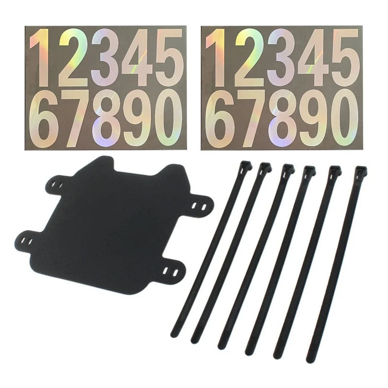 Surron Light Bee Front Number Plate Set with Stickers (2018-2023)