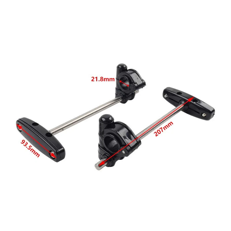 Universal Motorcycle 7/8" Handlebar Windshield Bracket Mount (All Years)